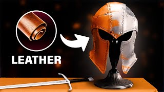 WARRIOR HELMET - How To Make Leather Armor