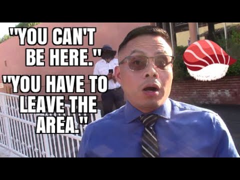 1st Amendment Audit, Japanese Restaurant Goes "Sushi" Over A Camera