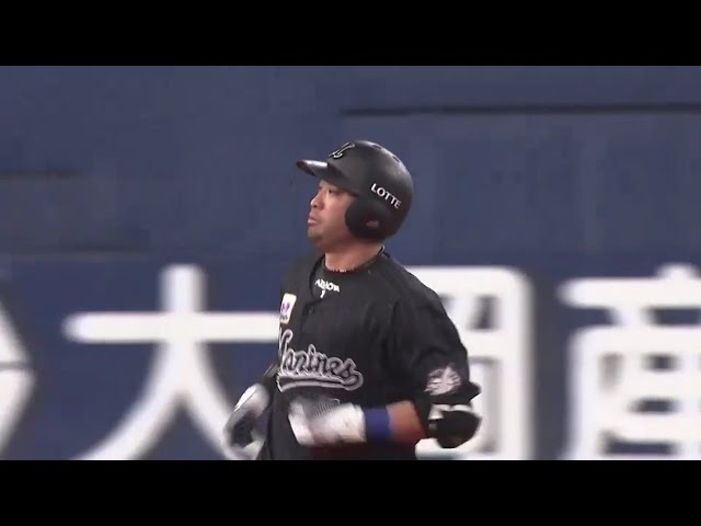 【6回表】マリーンズ・清田がレフトスタンドへ飛び込む第4号ホームランで1点を返す!! 2020/10/23 B-M