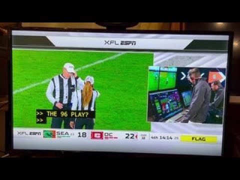Sea 96 Danuel Johns getting ejected (XFL)