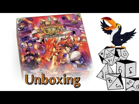 Arcadia Quest Fire Dragon Unboxing