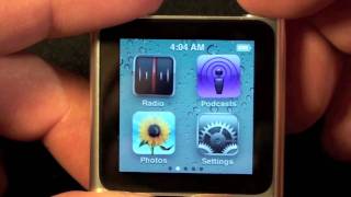Video thumbnail for Apple iPod nano 2010 (6th Generation): Unboxing and Demo by DetroitBORG