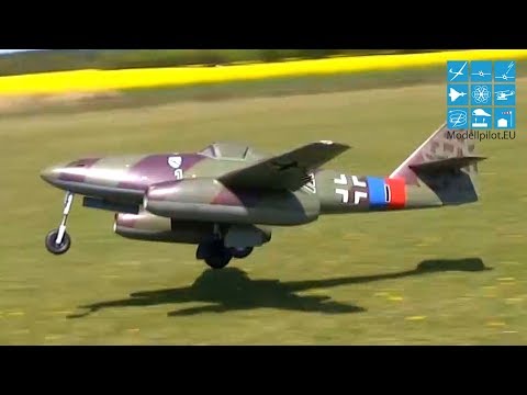 MESSERSCHMITT ME 262 RC SCALE WARBIRD FLIGHT MANFRED GREVE BVM BERLIN RAGOW HIMMELFAHRTSFETE 2016