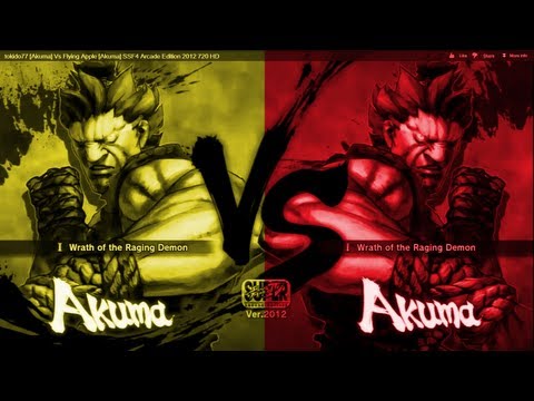 tokido [Akuma] Vs Flying Apple [Akuma] SSF4 Arcade Edition 2012 720 HD