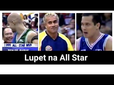 The 1999 All Star Game na parang PBA FINALS | Patrimonio/Paras vs Taulava/Siegle