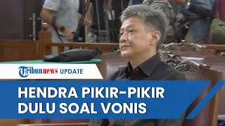 [FULL] Divonis 3 Tahun Penjara, Hendra Kurniawan Pikir-pikir Dulu akan Ajukan Banding atau Tidak
