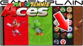 NEW Character Revealed in Mario Tennis Aces + Character Select Screen Revealed!