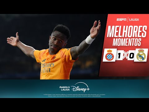 Gols e lances de Espanyol x Real Madrid