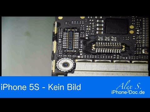 iPhone 5S - kein Bild - Diagnose - Reparatur Backlight Filter microsoldering