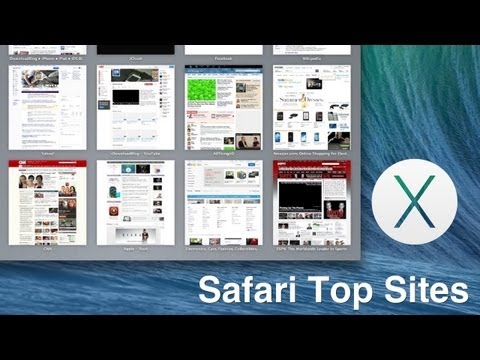 comment modifier top sites sur mac