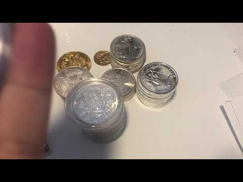 Gold sovereign, Gold 4 Ducat and 50 ounces of Silver