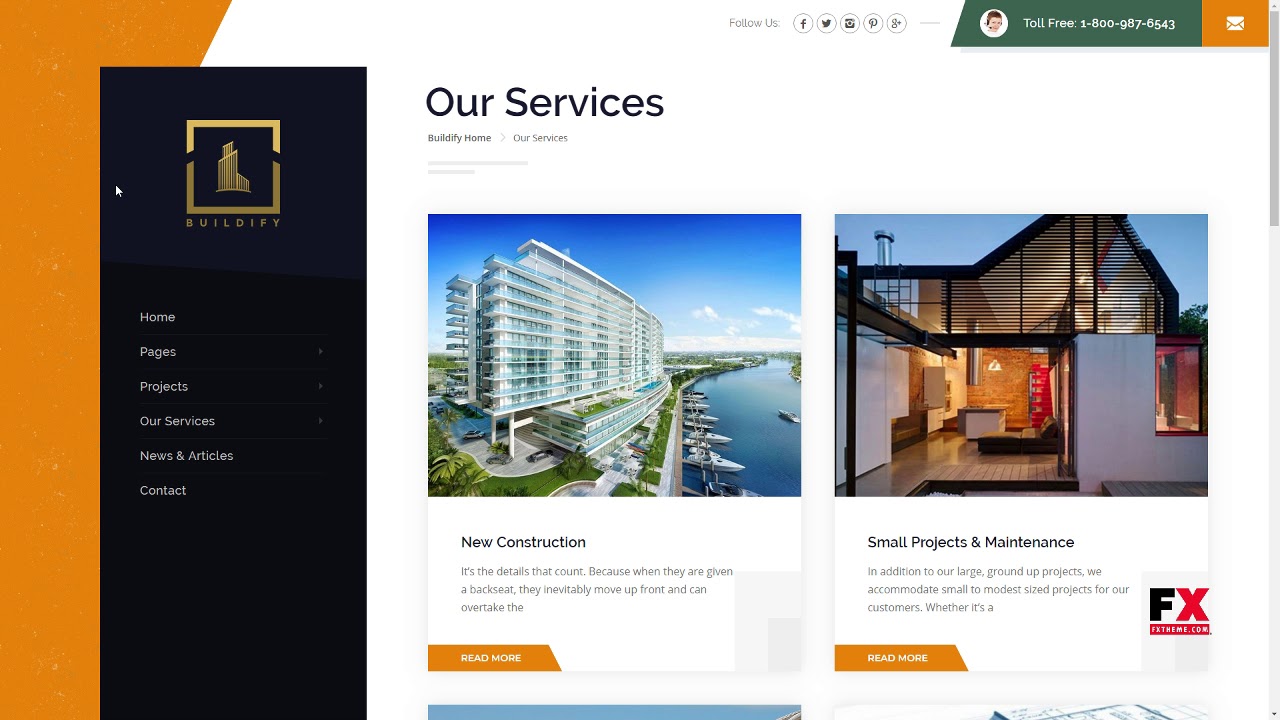 Construction Buildify Construction Building WordPress Theme      Chan