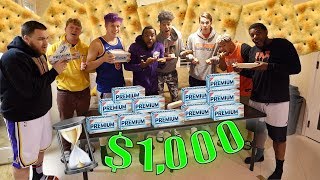 IMPOSSIBLE Cracker Eating Challenge w/ 2HYPE | Winner Gets $1000!