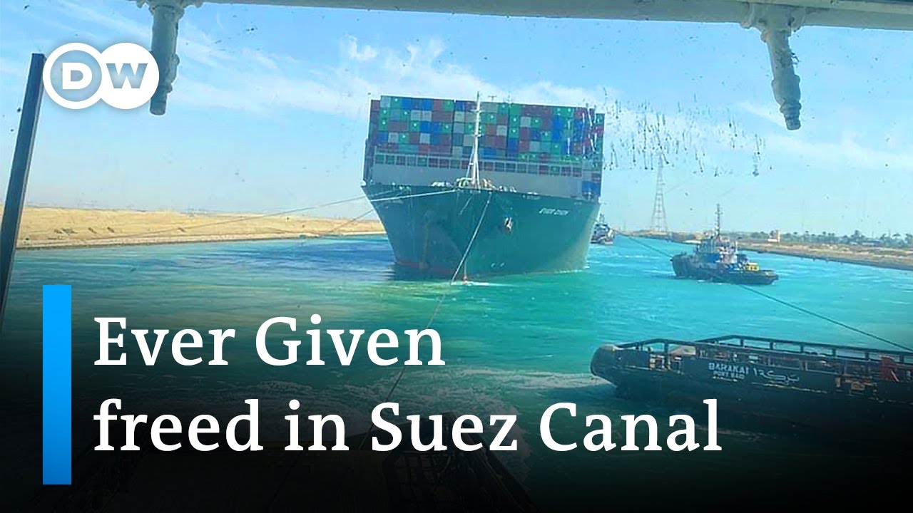 Giant Suez Canal ship freed | DW News
