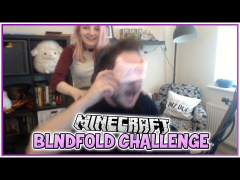 She Scared Me!! | Minecraft Blindfold Challenge