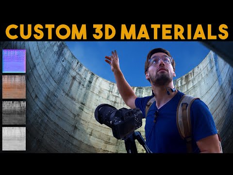 Capture and Create your own Custom 3D Materials | FULL WORKFLOW