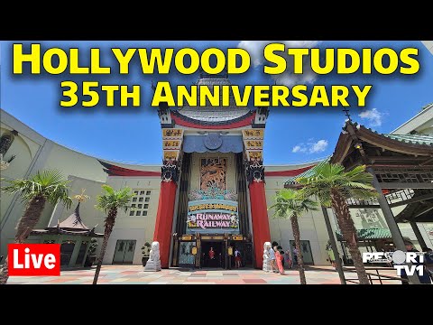 🔴Live: Hollywood Studios 35th Anniversary - Walt Disney World Live Stream - 5-1-24