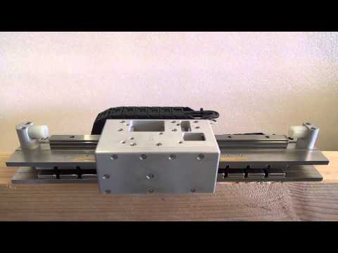 Vacuum Compatible Brushless Linear Motor Positioning Stage - SRS-008-04-020-01V