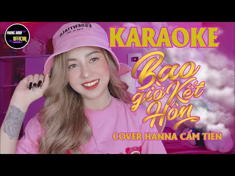 Karaoke | Bao Giờ Kết Hôn - Lý Tuấn Kiệt x Thế Minh | Tone Cover Hana Cẩm Tiên