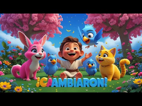 Los Animalitos se Volvieron de Colores con Jesús | Canción Infantil Cristiana