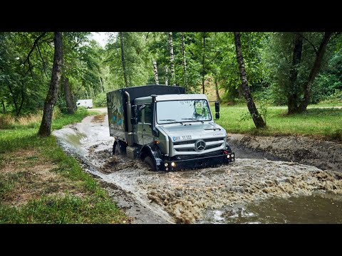 2026 Unimog U 5023 double cab with portal axles off-road – extreme test