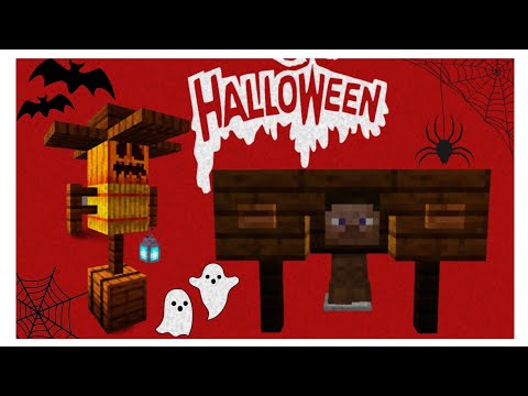 Minecraft|Two Scary Halloween Builds!🎃😱 #minecraftscary