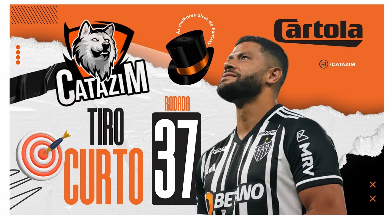 DICAS CARTOLA 2024 | TIME DE TIRO CURTO PARA 37º RODADA🎩