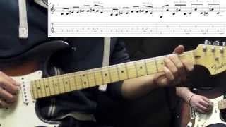 Stevie Ray Vaughan - Hideaway - Blues Guitar Lesson Part1 (w/Tabs)
