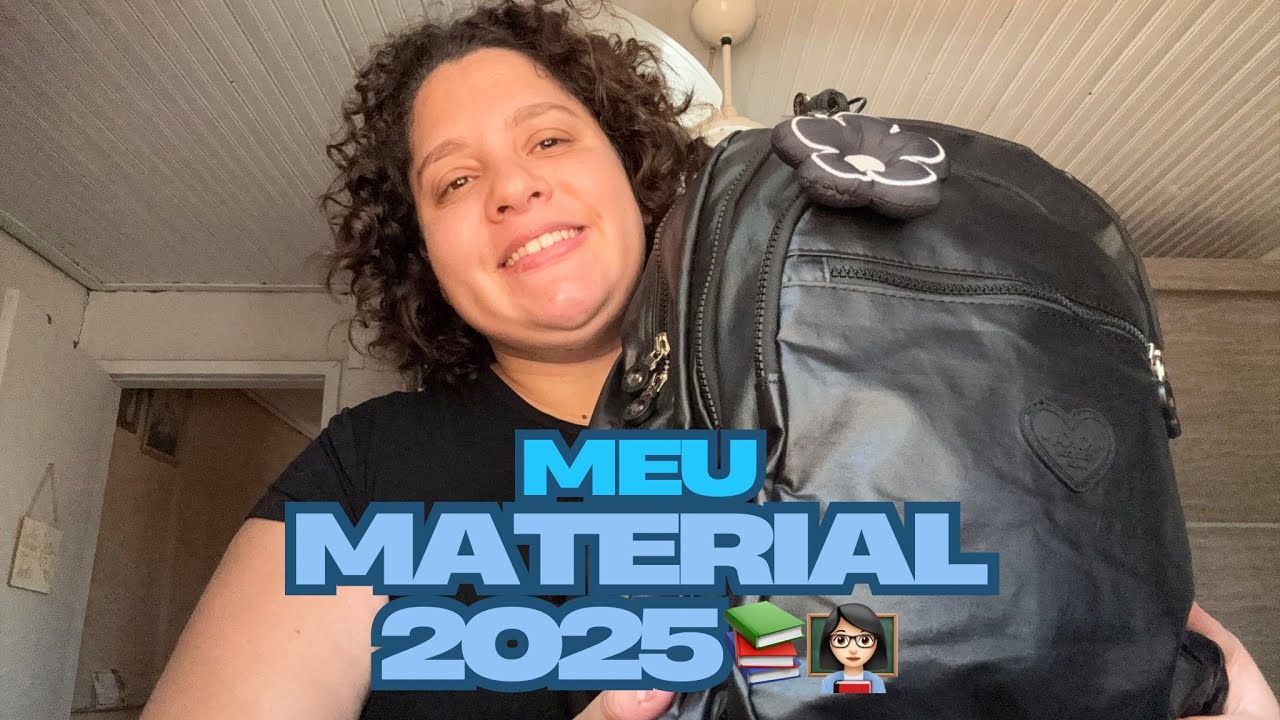 MEU MATERIAL ESCOLAR 2025 (Sendo Professora) 👩🏻‍🏫📚