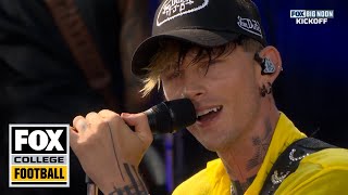 Machine Gun Kelly performs &#39;Take Me Home, Country Roads&#39; at West Virginia | Big Noon Kickoff