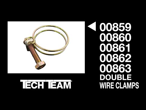 Part of a video titled Why And How To Use Double Wire Hose Clamps - YouTube