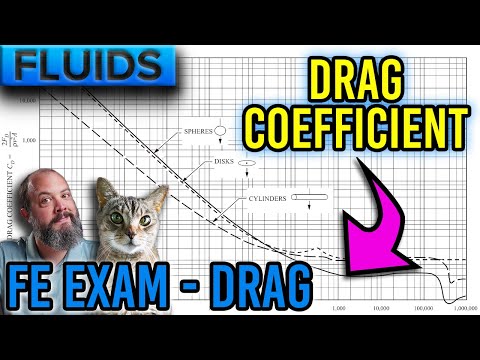 FE Exam Fluid Mechanics - Drag Example Problems