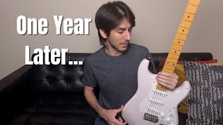 Video thumbnail for My Fender American Original 50's Strat after ONE YEAR by Lucas Arredondo