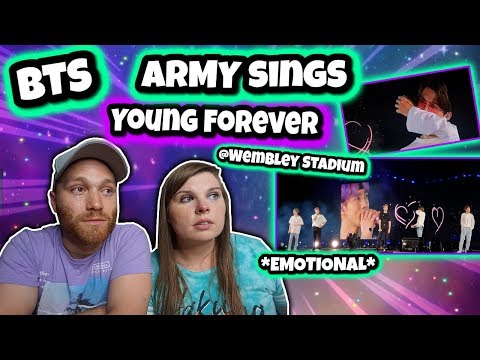 BTS Army Sing Young Forever @ Speak Yourself Wembley Stadium London Concert Reaction **We Cried** Video