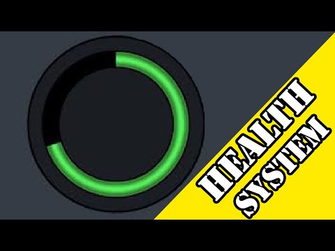 How to make health system with round health depleting Effects in unity using Bolt