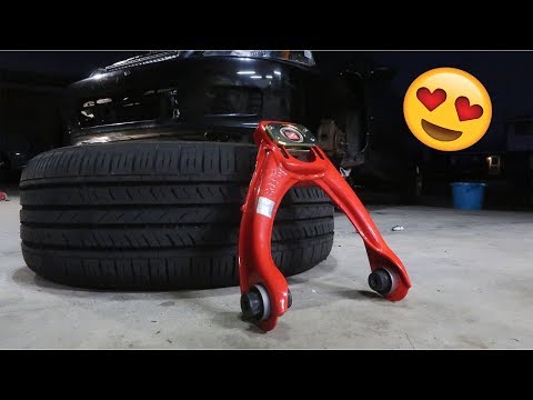 Installing Skunk2 Front Upper Control Arms On Frank's EK Civic