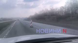 На трасі Київ – Одеса ремонт: рух ускладнений (відео)