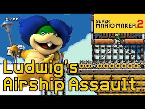 Super Mario Maker 2 - Ludwig's Airship Assault