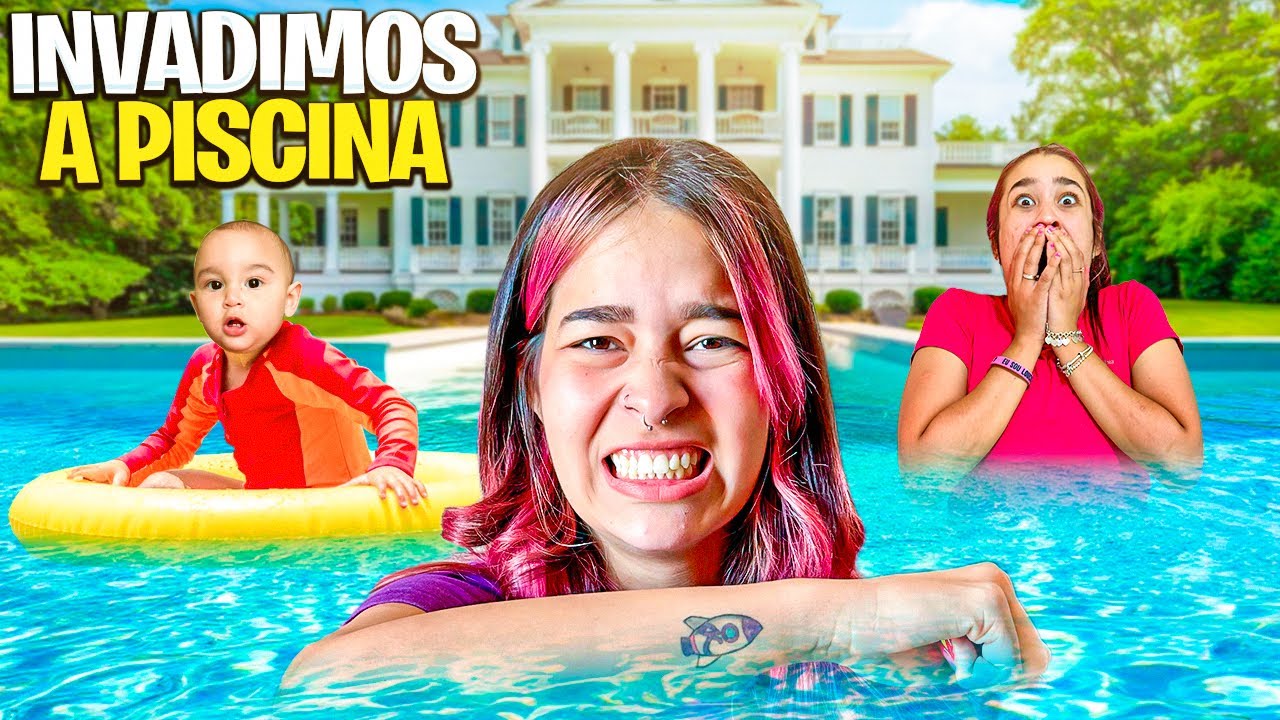 1NVADIMOS A PISCINA DA EMILLYVICK *ela brigou ?