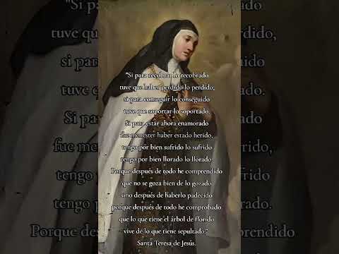 Santa Teresa de Jesús. #fe #iglesiacatolica  #parati #iglesiacatólica #iglesia #jesus #jesucristo