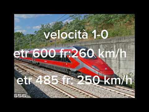 etr 600 frecciarossa vs etr 485 frecciargento!! valutazione e confronto(leggi descrizione)