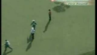 tiger woods drives green on par-4