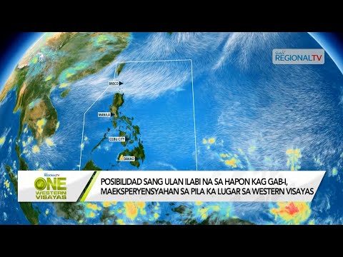 One Western Visayas: Posible ulan sa hapon kag gab-i, maeksperyensyahan sa Western Visayas