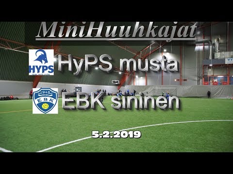 Mini Huuhkajat HyPS musta vs EBK sininen