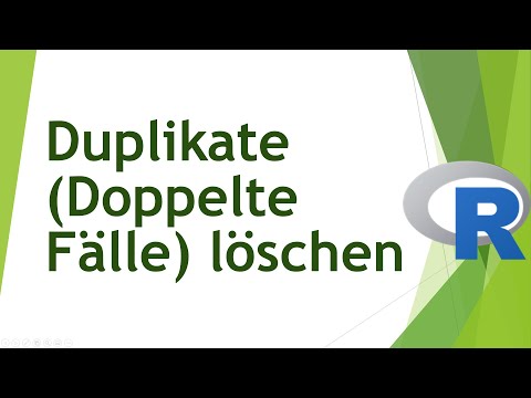 Doppelte Datensätze in R löschen (Duplikate entfernen) - Analysieren in R (99)