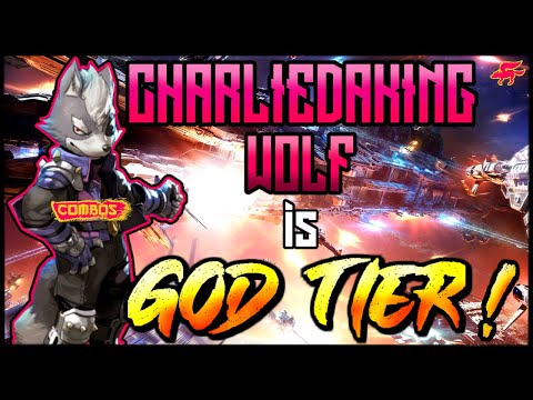 CHARLIEDAKING WOLF is GOD TIER! | #1 Wolf Combos & Highlights | Smash Ultimate