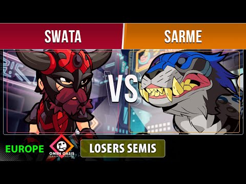 Swata VS Sarme  - Losers Semis - EU - Brawlhalla Omen Oasis Championship 2022