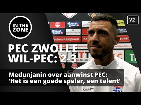 Medunjanin over aanwinst PEC Zwolle: ‘Het is een goede speler, een talent’