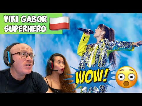 VIKI GABOR - SUPERHERO | POLAND JUNIOR EUROVISION 2019 |FIRST TIME TO REACT!🇵🇱