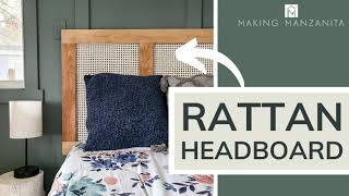 How To Make A Rattan Headboard | EASY Beginner Woodworking Project